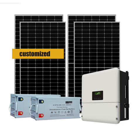 10kw Hybrid Solar System with battery storage for home