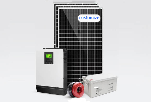 Complete 3 Phase off grid Solar System for air conditoner