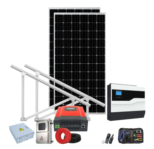 6000w Small On Grid Solar System for commercial