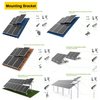 10kw Rooftop On Grid Solar System for residencial